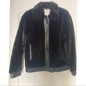Avec Les Filles faux fur jacket